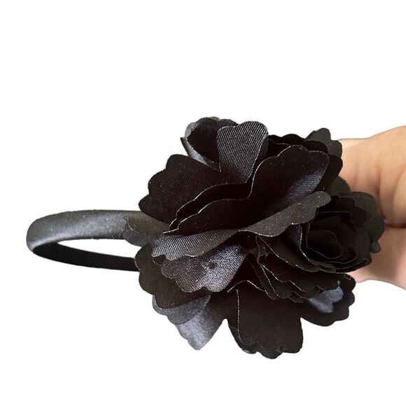 2/$15! Bundle of 5 Headbands Dress Up Black Blush Rhinestones Beads Mixed Set - Picture 5 of 7